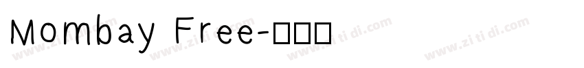 Mombay Free字体转换